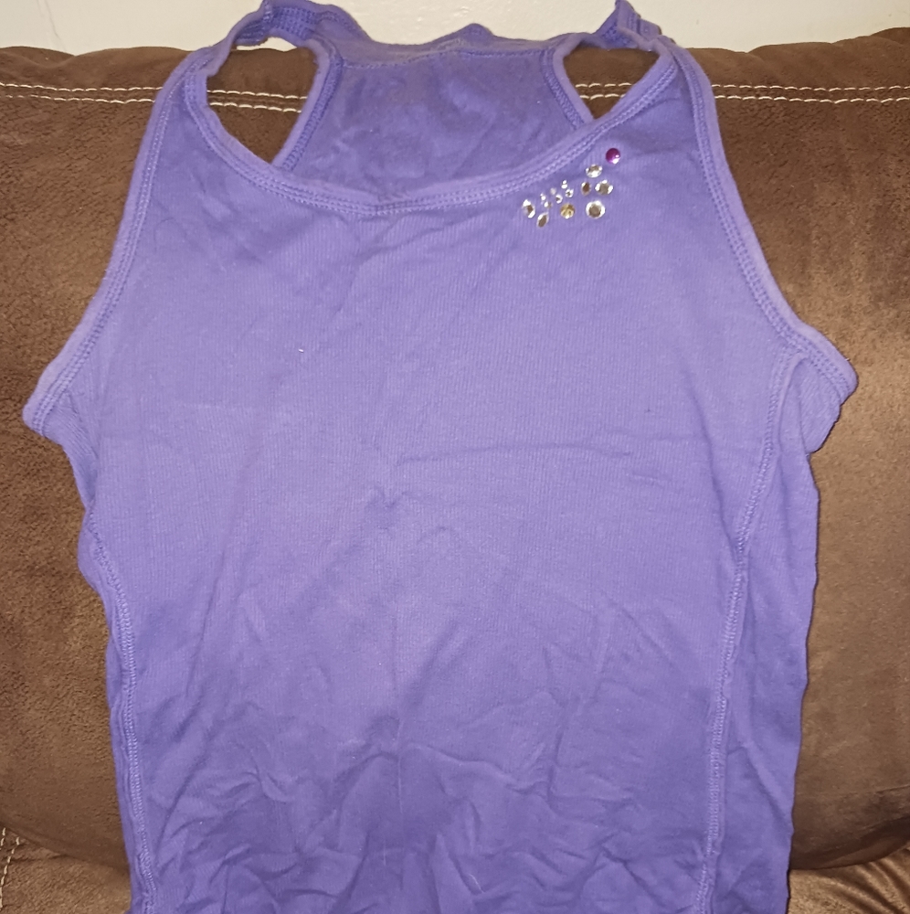 Purple Racerback Tank Top